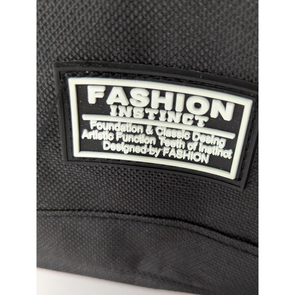 Unisex Mens Shoulder Bag Crossbody Black Nylon Strap Zip Compartments Light Pack - Picture 11 of 16